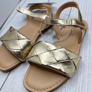 Girls Size 13 Shoes Gold‎ Sandals New